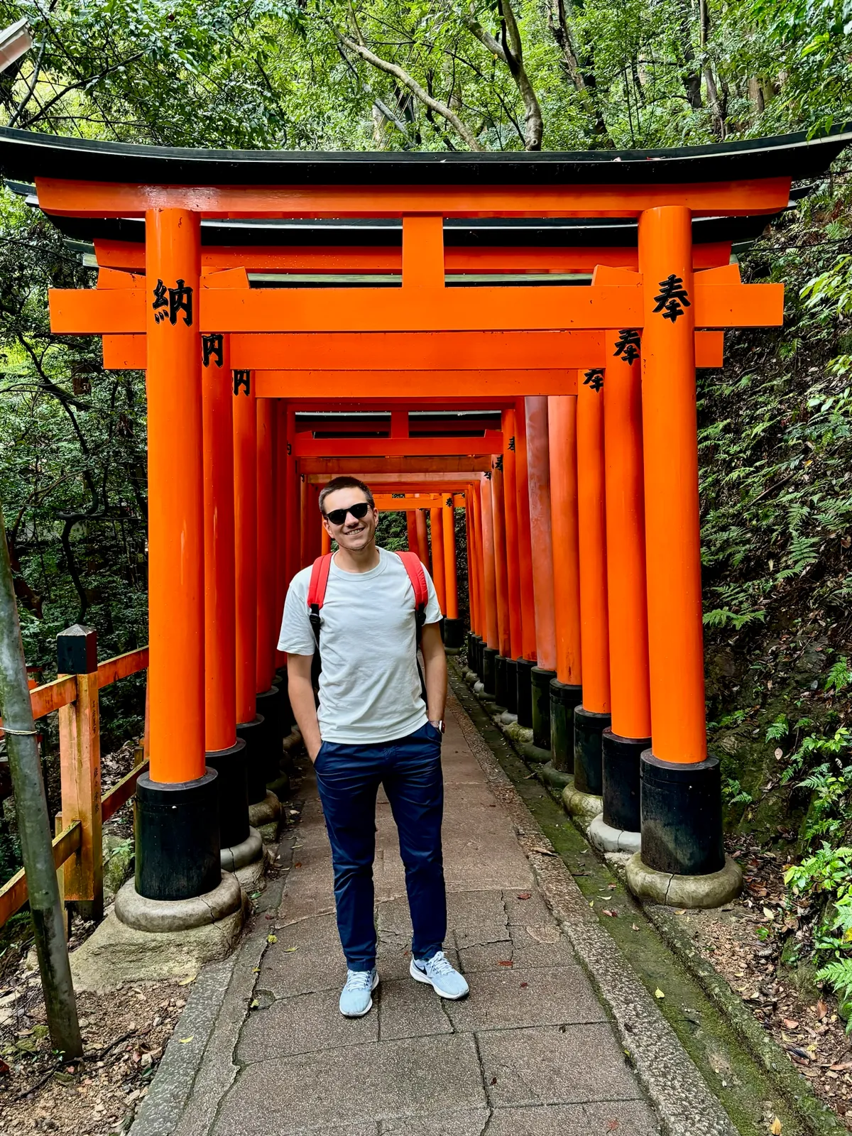 Me with Classical Kyoto’s Red/Orange Tori behind